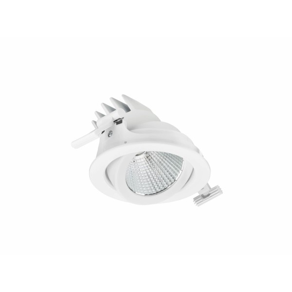 Philips LuxSpace Accent Compact Einbaustrahler schwenkbar 23.5W D125mm 2700lm 2700K Weiß IP20