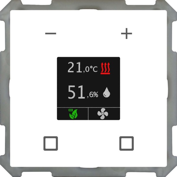 MDT technologies SCN-RTR63S.01 Raumtemperaturregler Smart 63 Studioweiß glänzend