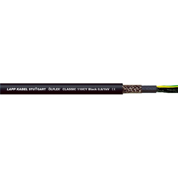 Lapp Kabel ÖLFLEX CLASSIC 110 CY BLACK 0,6/1kV 5x16mm² Steuerleitung 1121378 Meterware