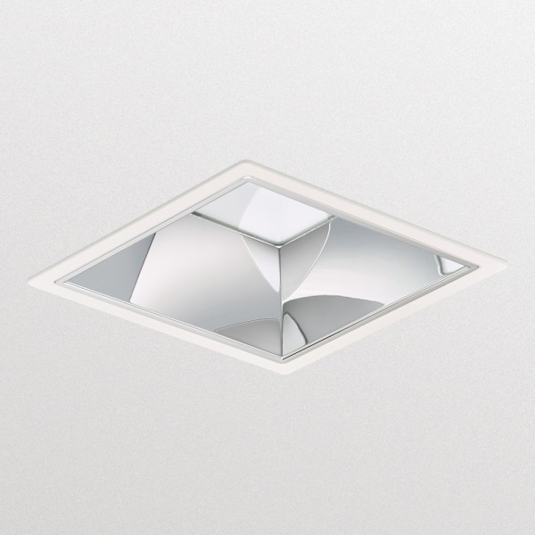 Philips LuxSpace PoE Einbaudownlight 18.4W 200x200mm 2600lm 4000K Hochglanzreflektor IP20