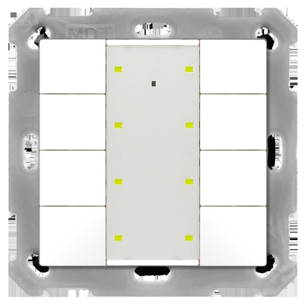 MDT technologies BE-TA55T8.02 Taster Plus TS 55 8-fach Reinweiß matt