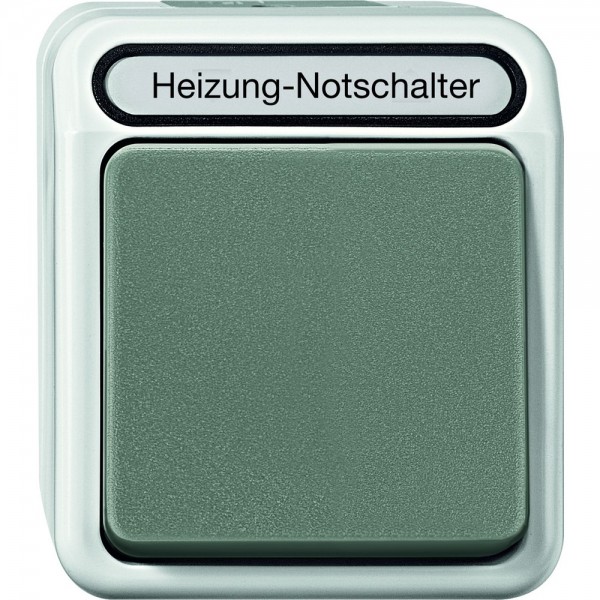 Merten MEG3449-8029 Heizungs-Notschalter 2-polig Aquastar lichtgrau