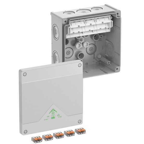 Spelsberg Abox SLK-6² Abzweigkasten IP66 grau 152x152x80mm