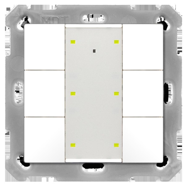 MDT technologies BE-TA55T6.G2 Taster Plus TS 55 6-fach Reinweiß glänzend