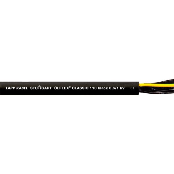 Lapp Kabel ÖLFLEX CLASSIC 110 BLACK 0,6/1kV 5x1,0mm² Steuerleitung 1120271 Meterware