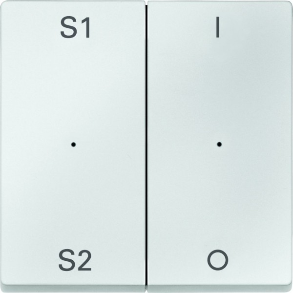 Merten MEG5228-0419 Wippen für Taster-Modul 2-fach (Szene1/2, 1/0) System M polarweiß edelmatt