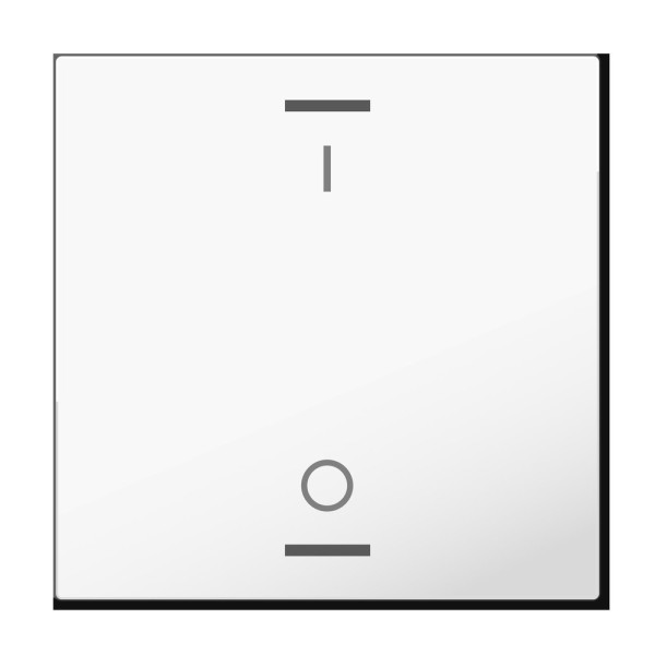 MDT technologies BE-TAL63W104.B1 Wippe 1-fach KNX Taster Light 63 Studioweiß glänzend