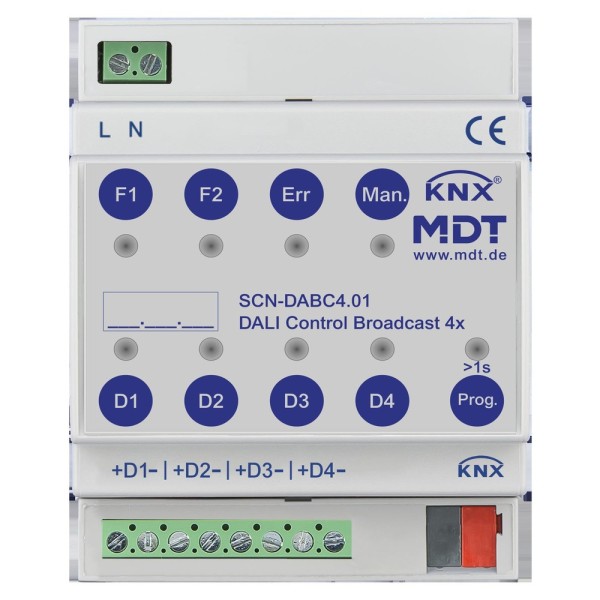 MDT technologies SCN-DABC4.01 DALI Control Broadcast Gateway