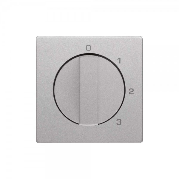 Berker 1096608400 Zentralstück mit Drehknopf mit 0-Stellung: 0-1-2-3 Q.1/Q.3/Q.7 alu samt