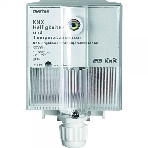 Merten 663991 KNX Helligkeits- und Temperatursensor