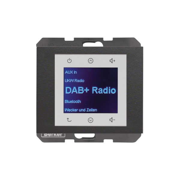 Berker 30847006 Radio DAB+ Bluetooth K.x anthrazit matt