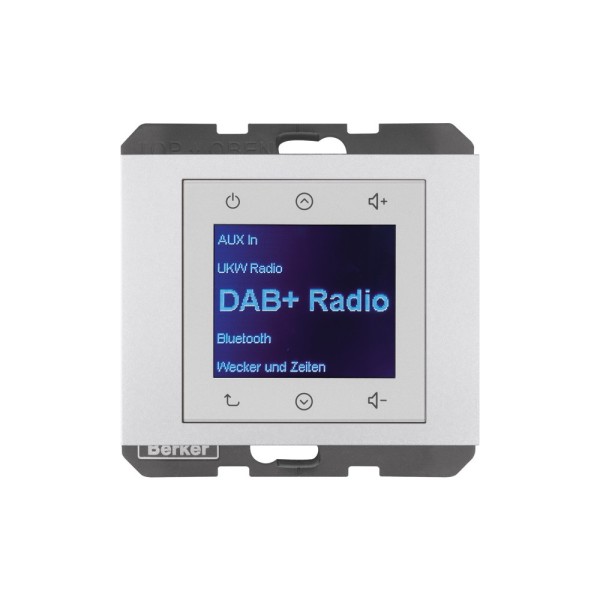 Berker 30847003 Radio DAB+ Bluetooth K.x alu matt