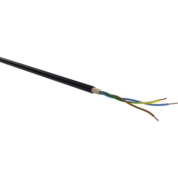 N2XH-J 3x2,5mm² RE Cca Erdkabel Starkstrom halogenfrei schwarz Meterware