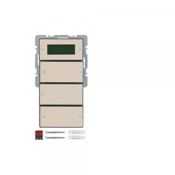 Berker 75663726 Tastsensor 3-fach mit Temperaturregler Q.1/Q.3/Q.7 anthrazit