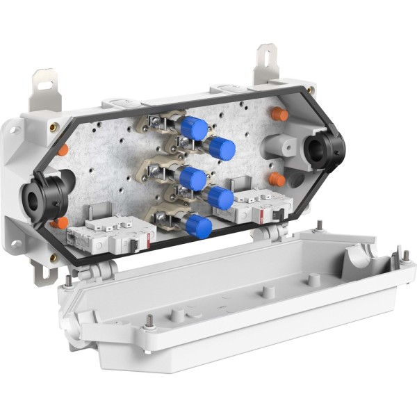 Spelsberg Rapid-Box 50² 2x3 2F Abzweigkasten IP66/IP67 grau 190x447x105mm