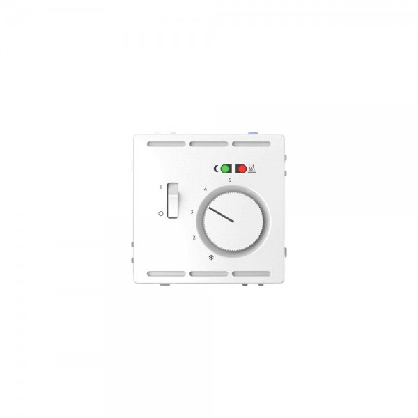 Merten MEG5764-6035 Fußbodentemperaturregler 230 V mit Schalter System Design lotosweiß