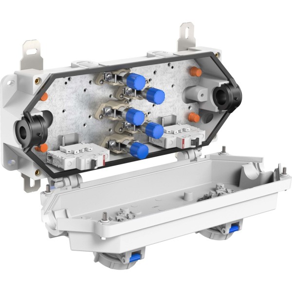 Spelsberg Rapid-Box 16² 2x3 STV Abzweigkasten IP66/IP67 grau 190x447x105mm