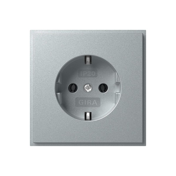 Gira 418865 SCHUKO-Steckdose 16 A 250 V~ IP20 TX_44 Alu