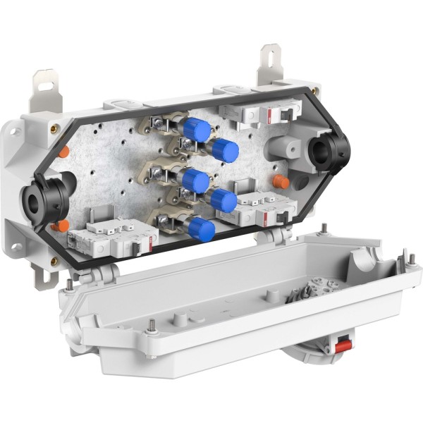 Spelsberg Rapid-Box 16² 1x5 STV Abzweigkasten IP66/IP67 grau 190x447x105mm