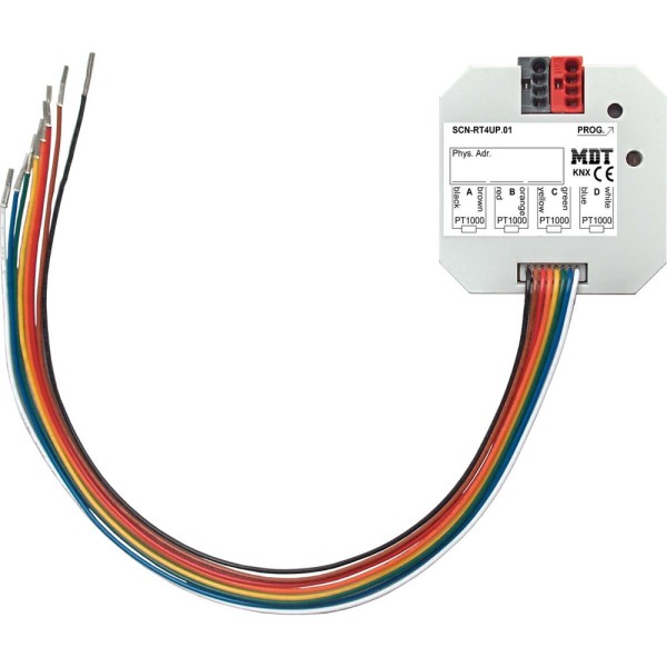 MDT technologies SCN-RT4UP.01 Temperaturregler /-sensor 4-fach UP für PT1000