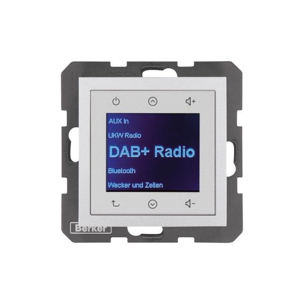 Berker 29841404 Radio DAB+ B.x alu matt