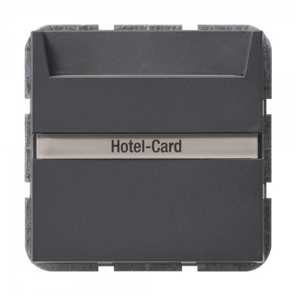 Gira 014028 Hotel-Card-Taster beleuchtbar mit Beschriftungsfeld System 55 Anthrazit