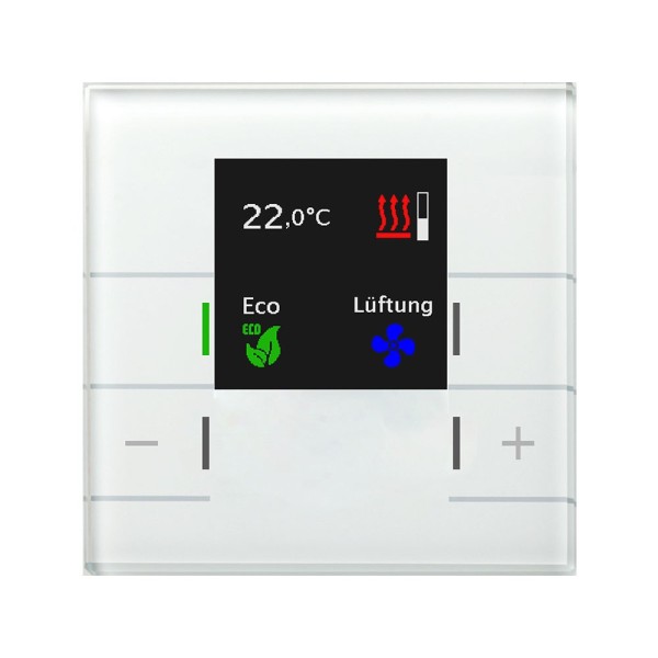 MDT technologies SCN-RTRGW.02 Glas Raumtemperaturregler Smart Weiß