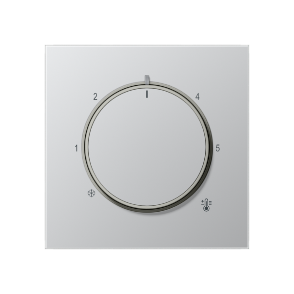 Jung AL1749 Abdeckung für Thermostat Serie LS Aluminium