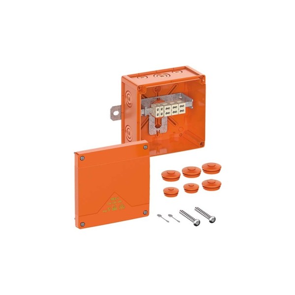 Spelsberg WKE 4-Duo 5/3x6² Abzweigkasten IP66 orange 150x150x85mm