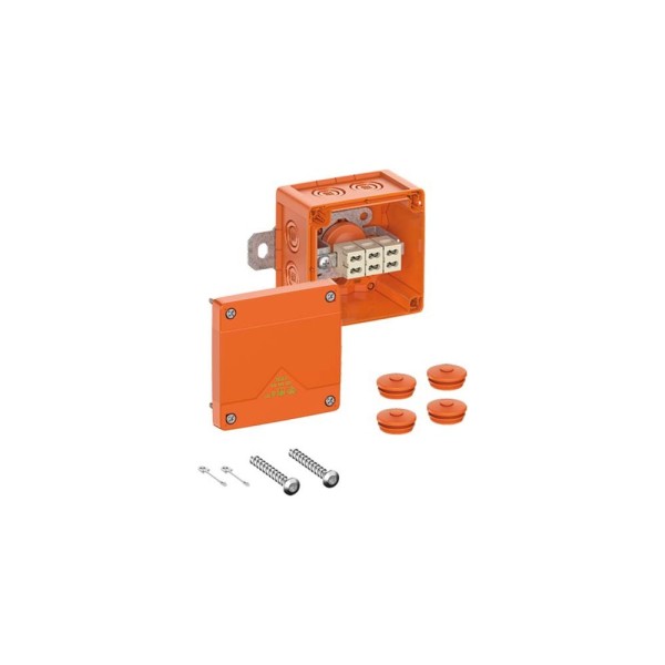 Spelsberg WKE 2-Duo 3x4² Abzweigkasten IP66 orange 100x100x70mm