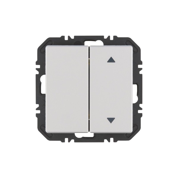 Berker 24126384 EnOcean Funk Wandsender-Modul mit Wippe 2-fach Q.x alu samt