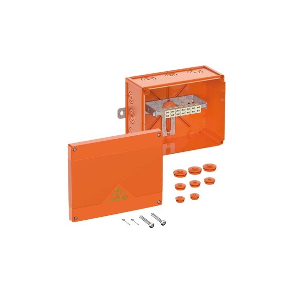 Spelsberg WKE 6-Duo 7x6² Abzweigkasten IP66 orange 200x250x120mm