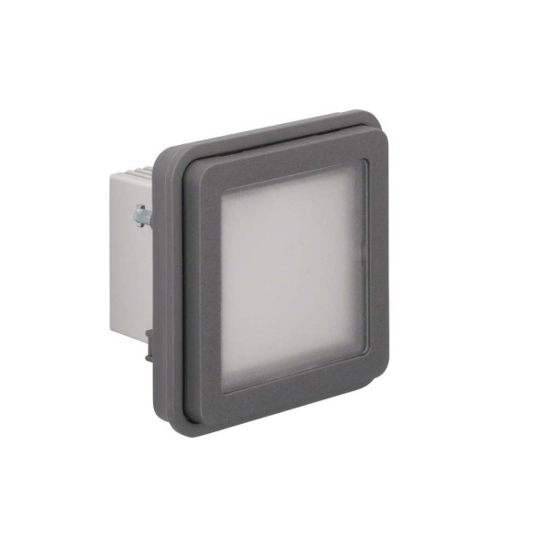 Berker 51733535 LED-Signallicht-Einsatz blaue Beleuchtung AP/UP W.1 - Modulares System grau