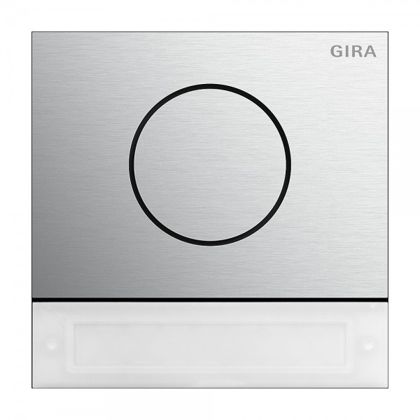 Gira 5569926 Türstationsmodul System 106 mit Inbetriebnahme-Taste Aluminium